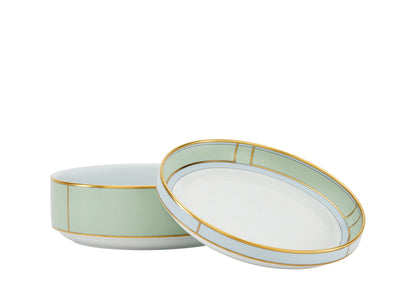 Diva - Verde - Fruit Bowl + Tureen Cover 9.5"