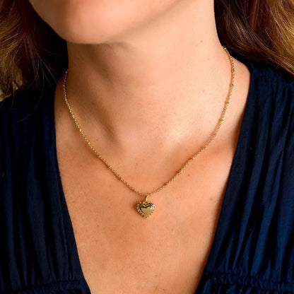 Heart - Small Locket Necklace