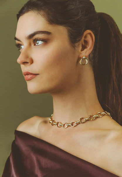 Neptune - Triple Ring Earrings