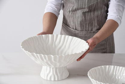 Mascali Bianca - Large Footed Bowl
