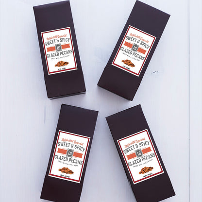 Sweet & Spicy Glazed Pecans - 8oz Box