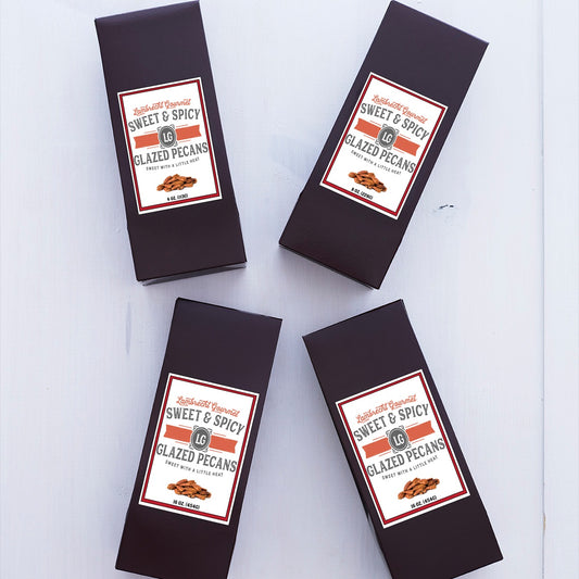LBG Sweet & Spicy Glazed Pecans - 8oz Box