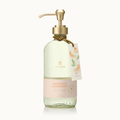 Mandarin Coriander - Large Glass Hand Wash 15oz