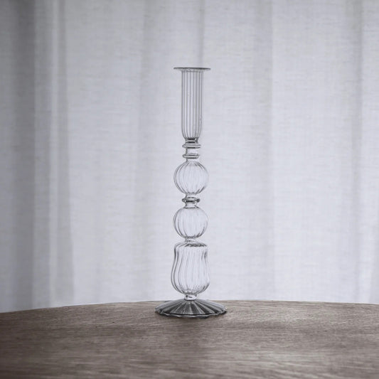 Cambridge - Emma Candlestick - Clear 10.5" - Set of 2