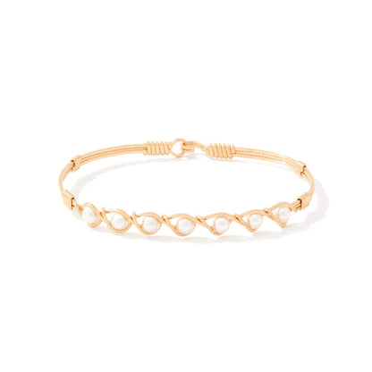 Simple Blessings Bracelet - Gold with Pearls