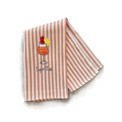 Embroidered Spritz Pomelo Kitchen Towel