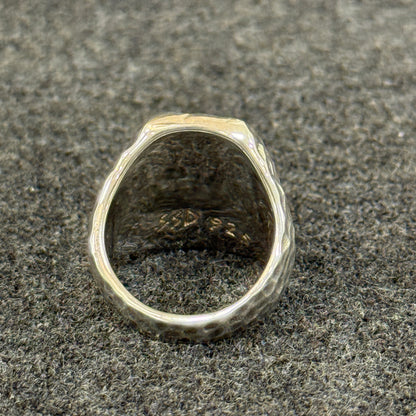 SSD Ring - R149 - Oval Hammered Ring - L