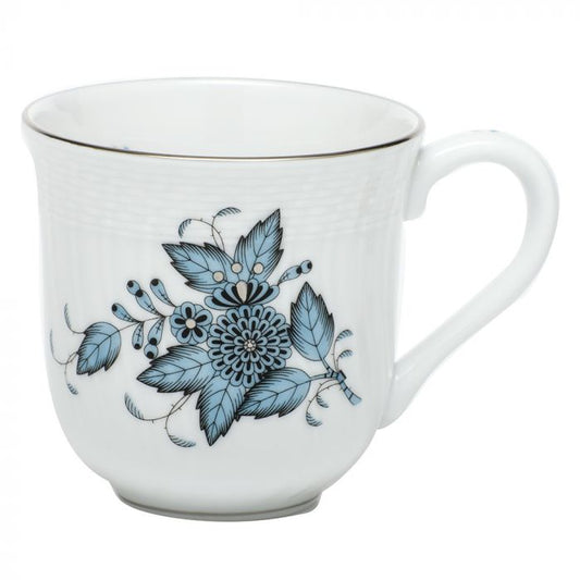 Chinese Bouquet - Turquoise & Platinum - Mug 10oz