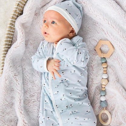 Baa Baa Baby - Newborn Gown Set - Blue