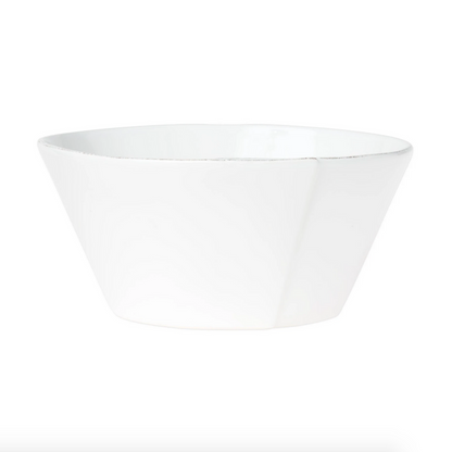 VTR Lastra - White - Large Stacking Serving Bowl 10.5"