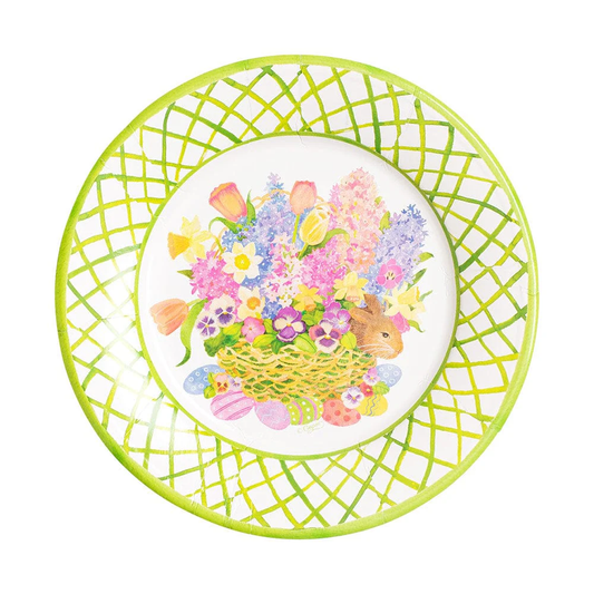 Peek-A-Boo Bunny Paper Salad Plates 8pk