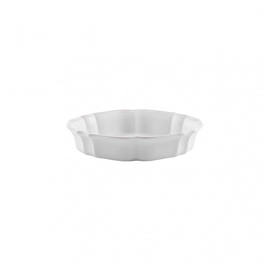Impressions - White - Small Oval Baker 10"