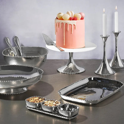 Molten Silver - Medium Rectangle Platter