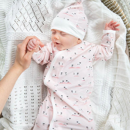Baa Baa Baby - Newborn Gown Set - Pink