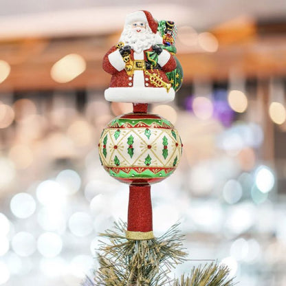 Holly Jolly Santa Tree Topper