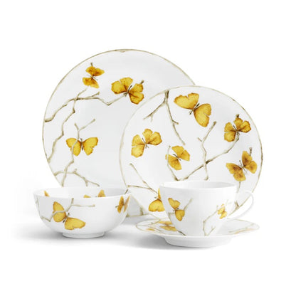 Butterfly Ginkgo Gold - Dinner Plate 11"