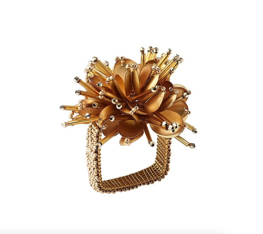 KSB Starburst Napkin Ring - Gold