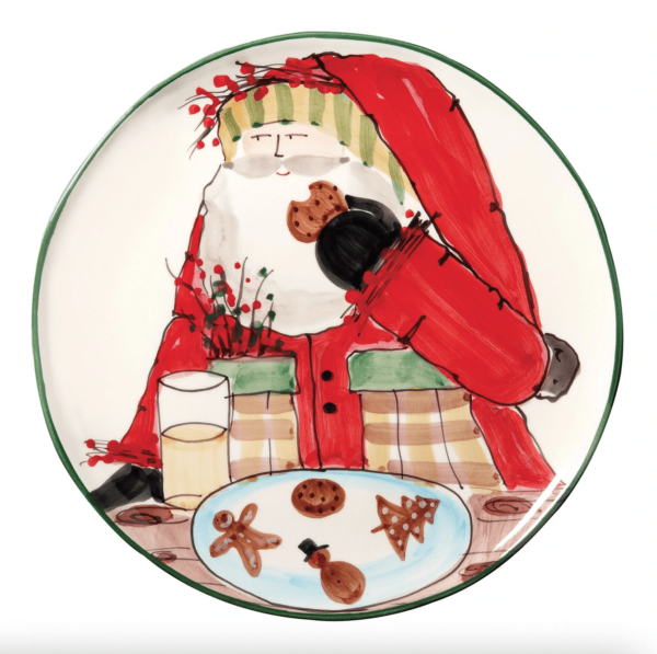 VTR Old St. Nick - Cookie Platter 13.75"