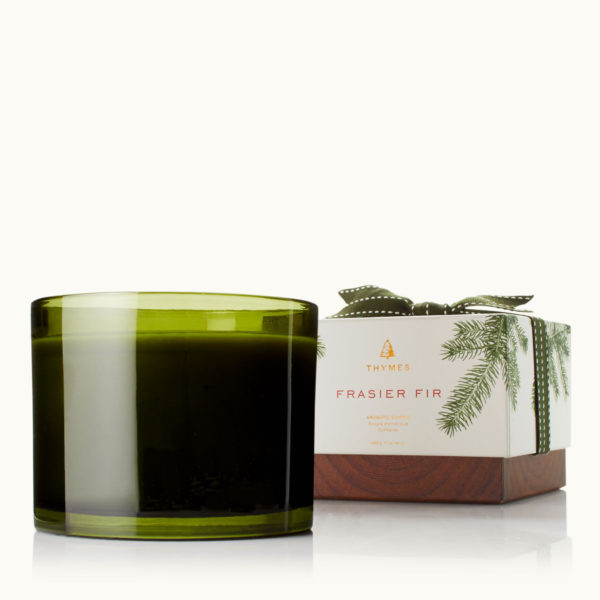 THY Frasier Fir - Green Glass - 3 Wick Candle 17oz