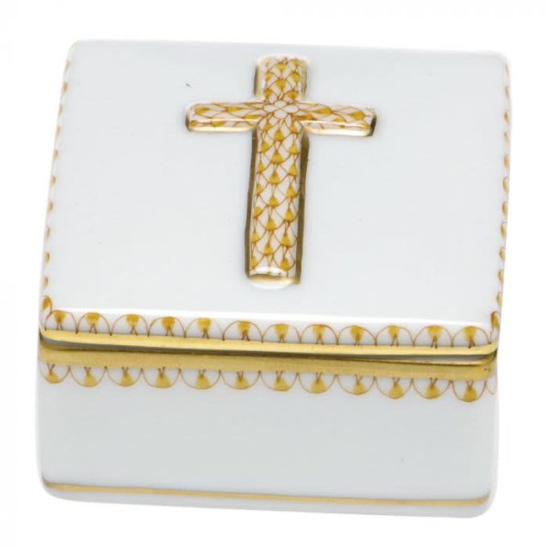 HND Figurine - Prayer Box - Yellow