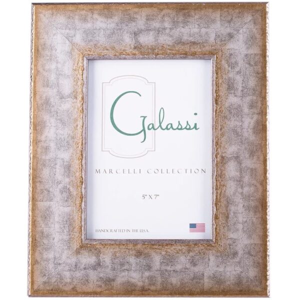 1314 – Silver Jagged Edge Frame – - Peddler Interiors & Gifts