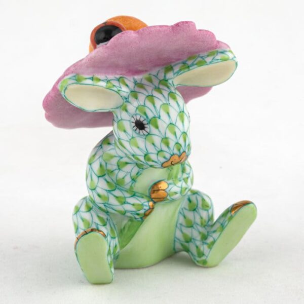 HND Figurine - Umbrella Bunny - Key Lime