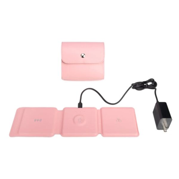 BRC Ellis 3-in-1 Fast Charging Folding Pad - Pink