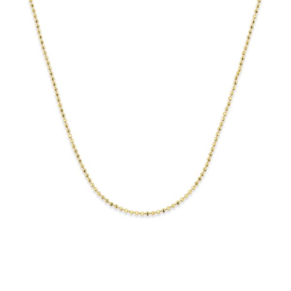 FFJ Caviar Necklace - 18" 14KTYG