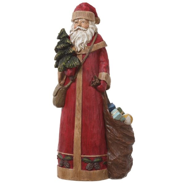 ASF Santa Carrying Tree & Gifts 13"