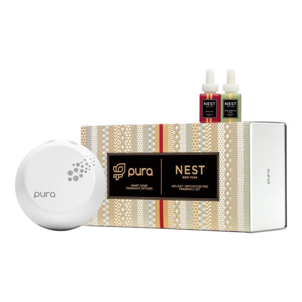 NST Pura Smart Diffuser Set - Holiday & Birchwood Pine