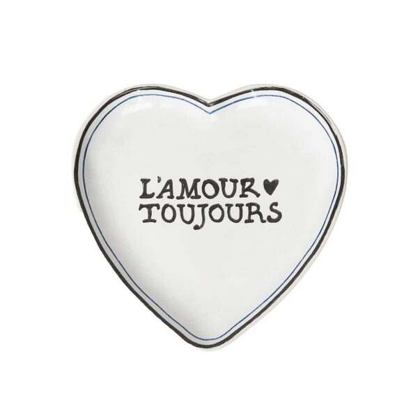 JLK L'Amour Toujours Heart Tray 7"